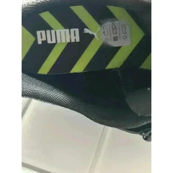 Puma Ignite Pwrcage Jrs Golf Shoes Black And Silver Waterproof 7C Juniors - Picture 13 of 14